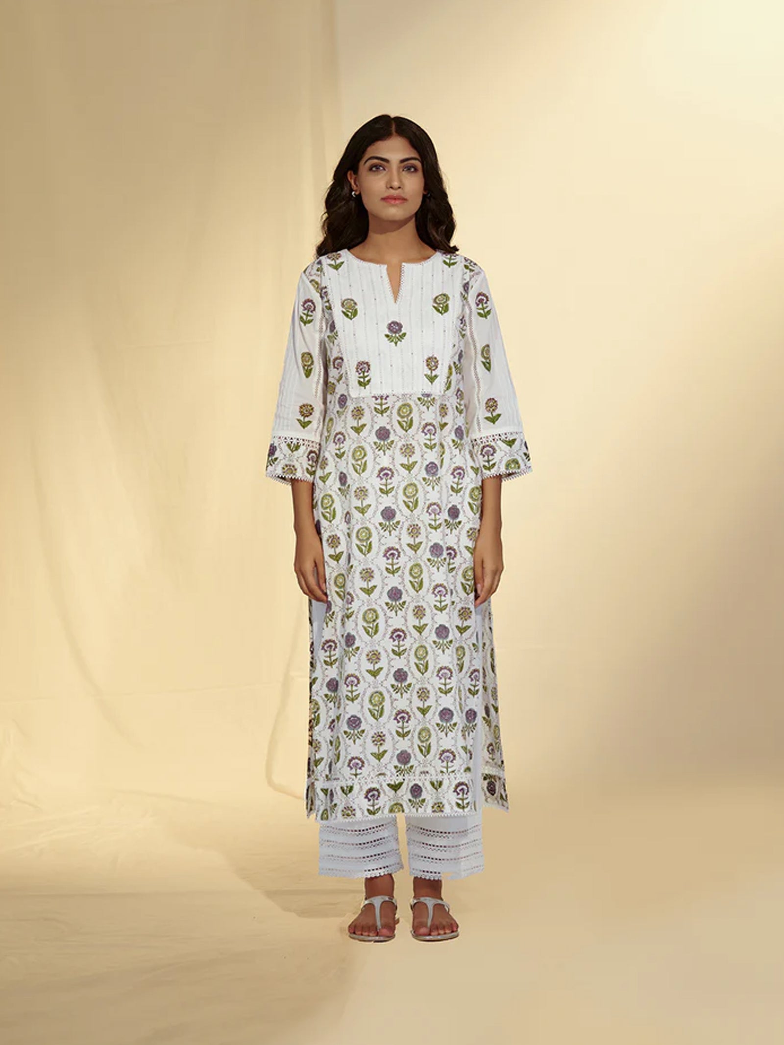 Bageecha Cotton Kurta