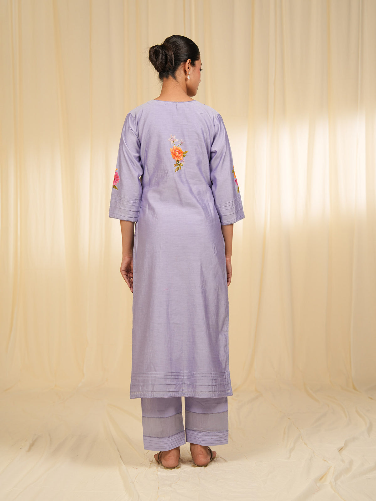 Victorian Lavender Chanderi Kurta