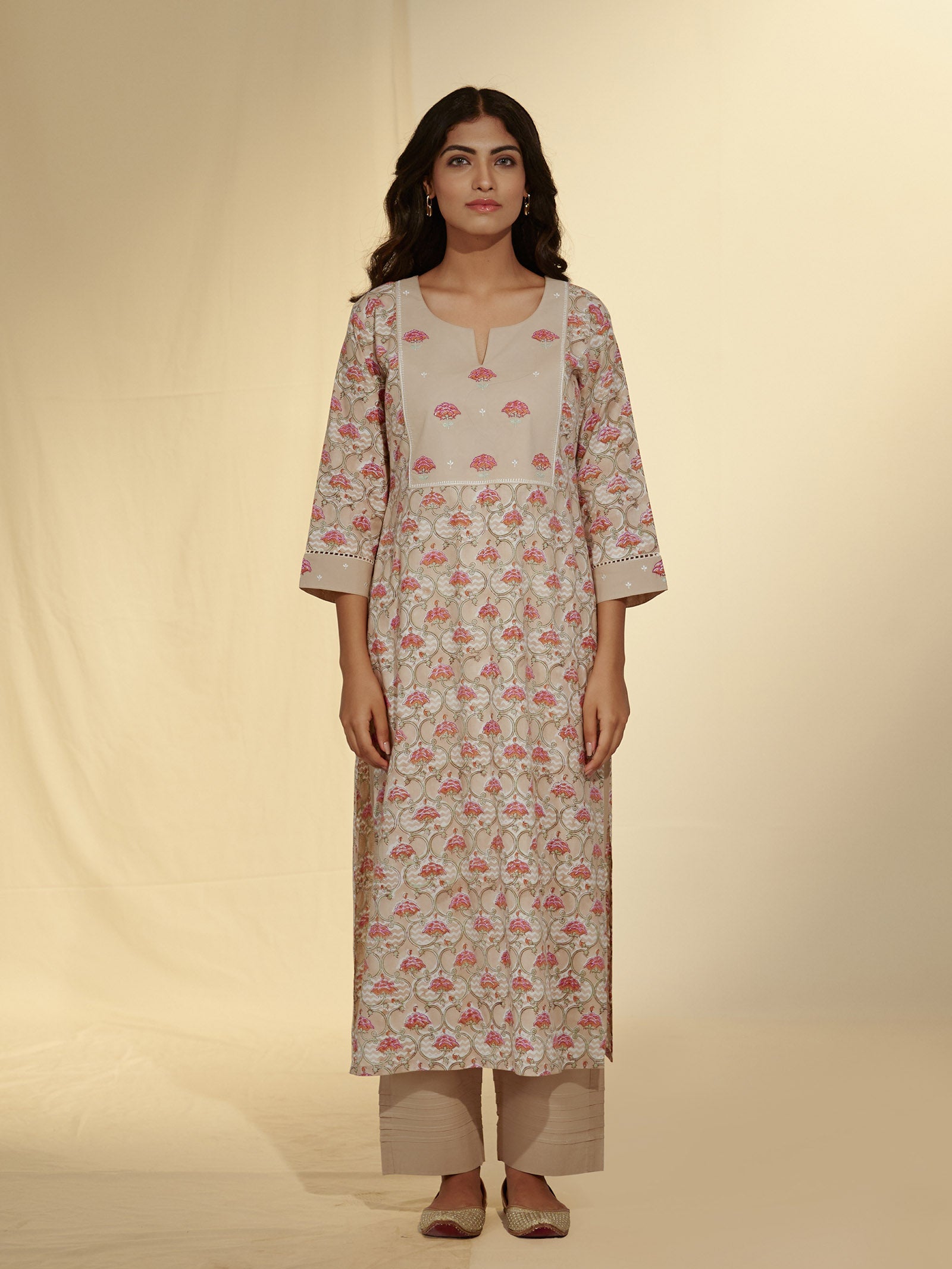 Waves Cotton Kurta
