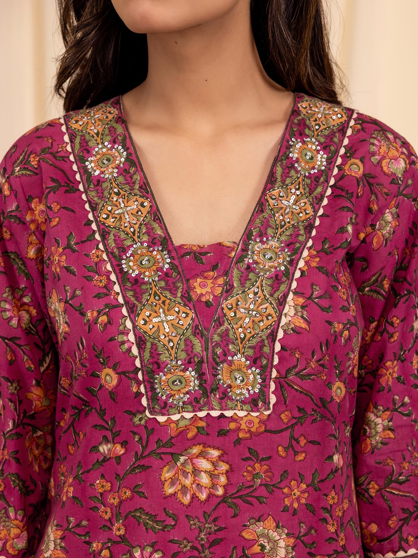 Wild Flowers Voile Kurta