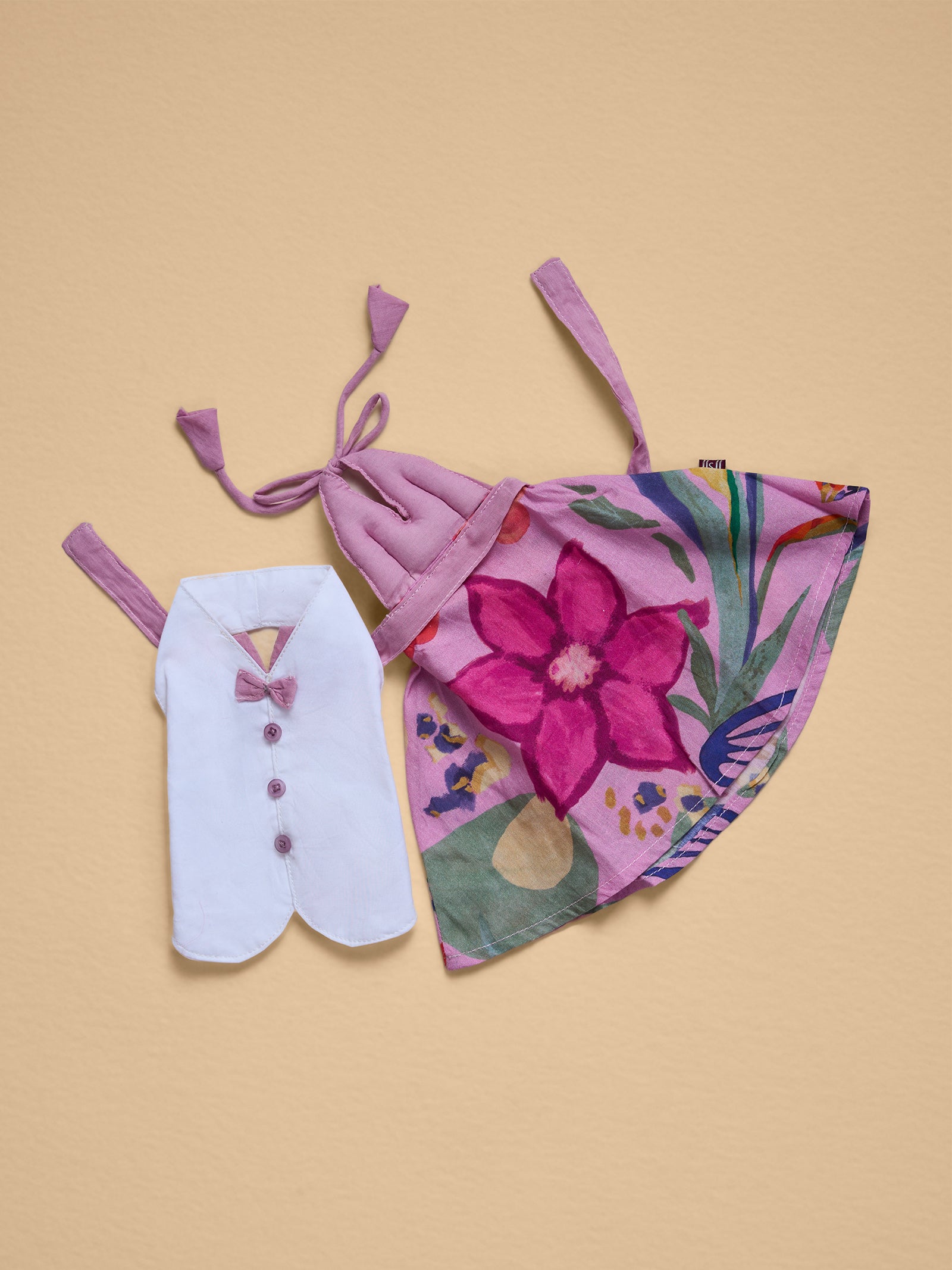 Wine Bottle Cover - Pop Pink (Set of 2)