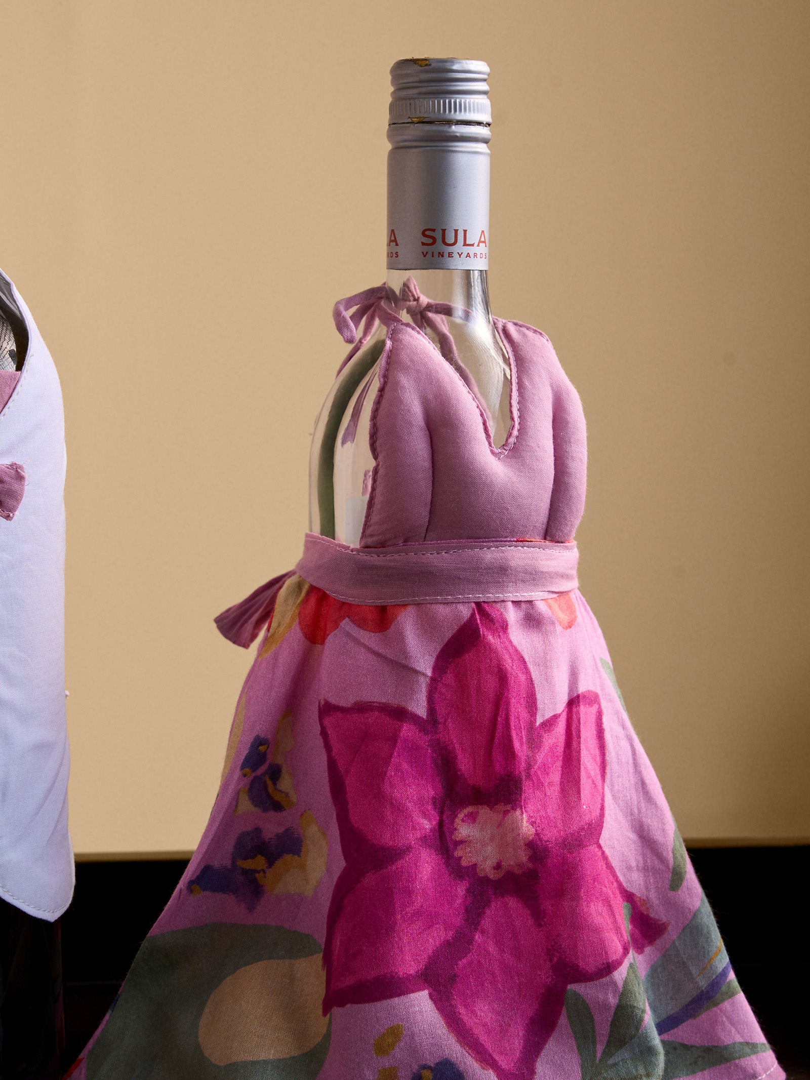 Wine Bottle Cover - Pop Pink (Set of 2)