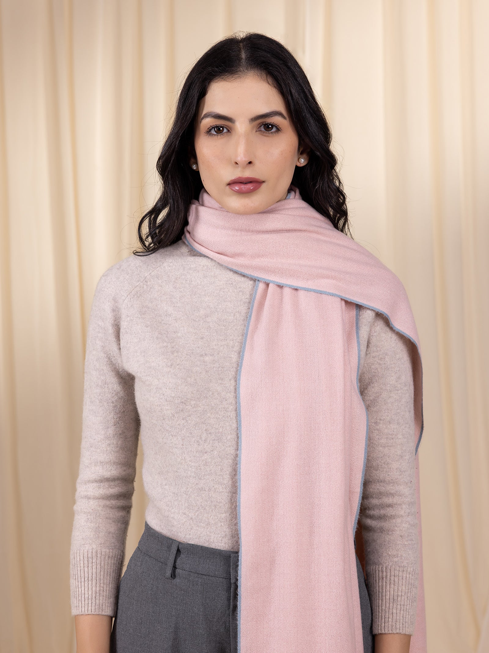 Woollen Wrap - Rose