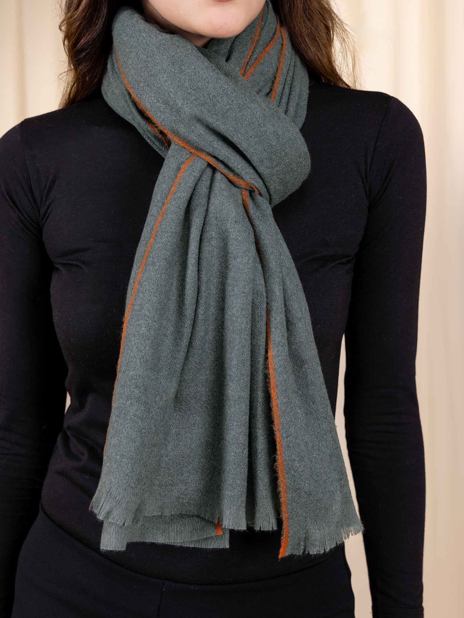 Woollen Wrap - Stone