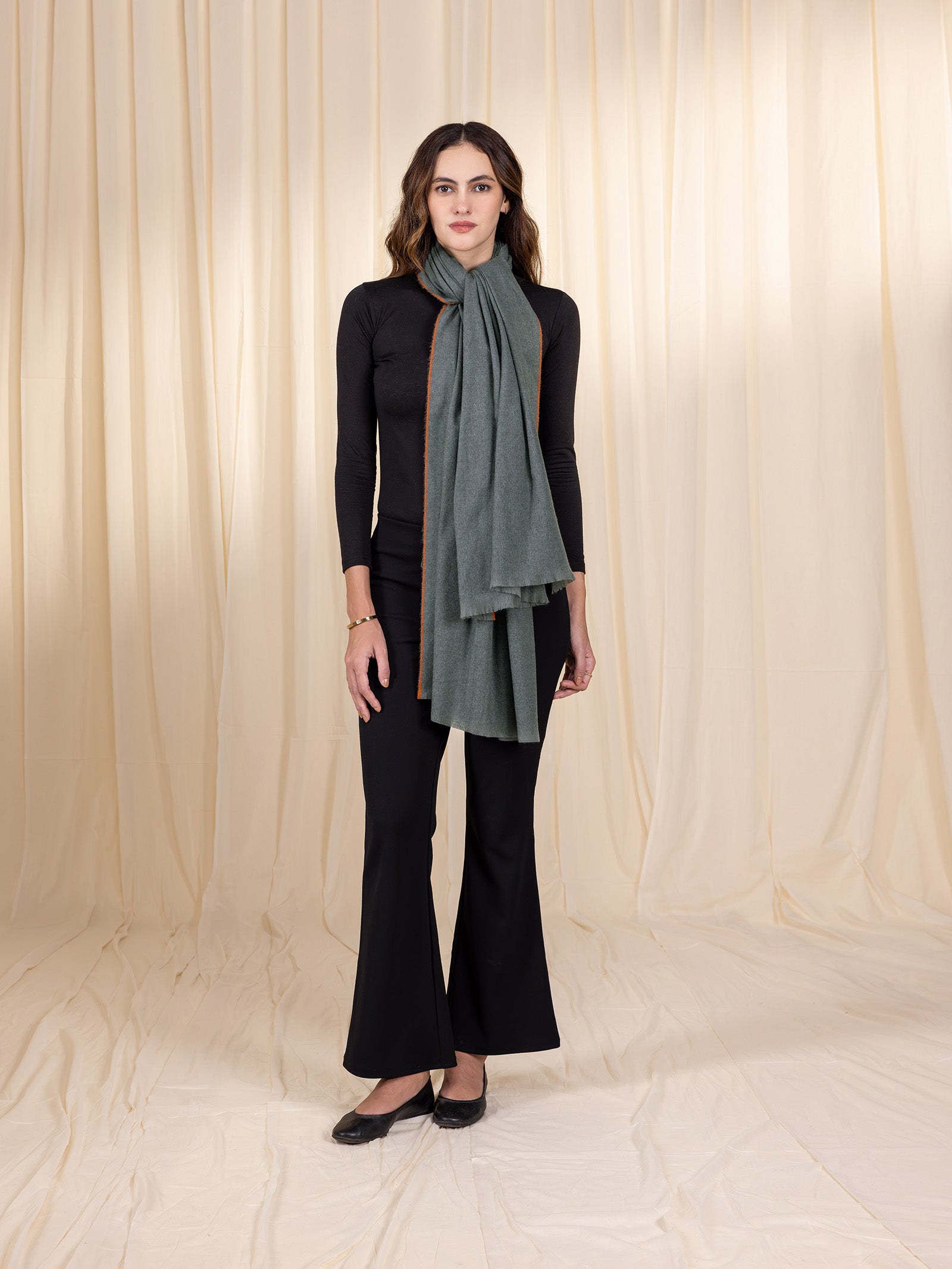 Woollen Wrap - Stone