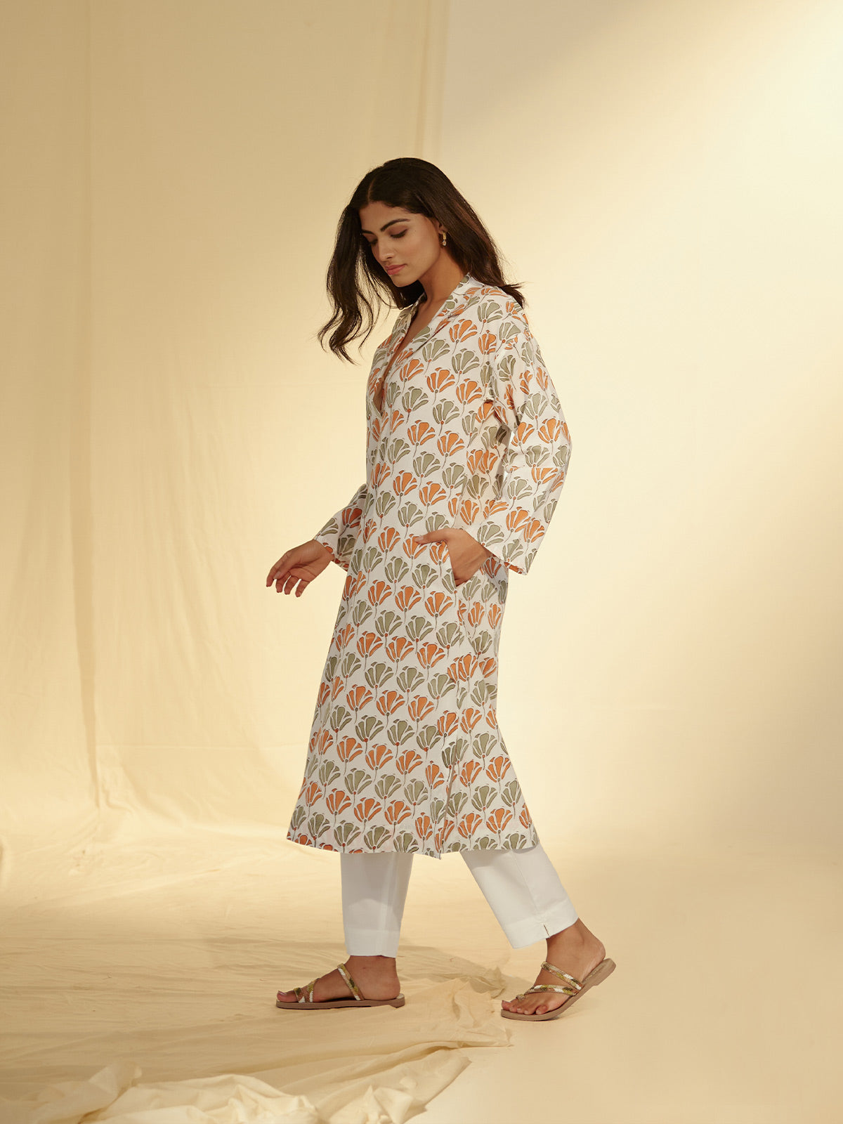 Citrus Cotton Kurta