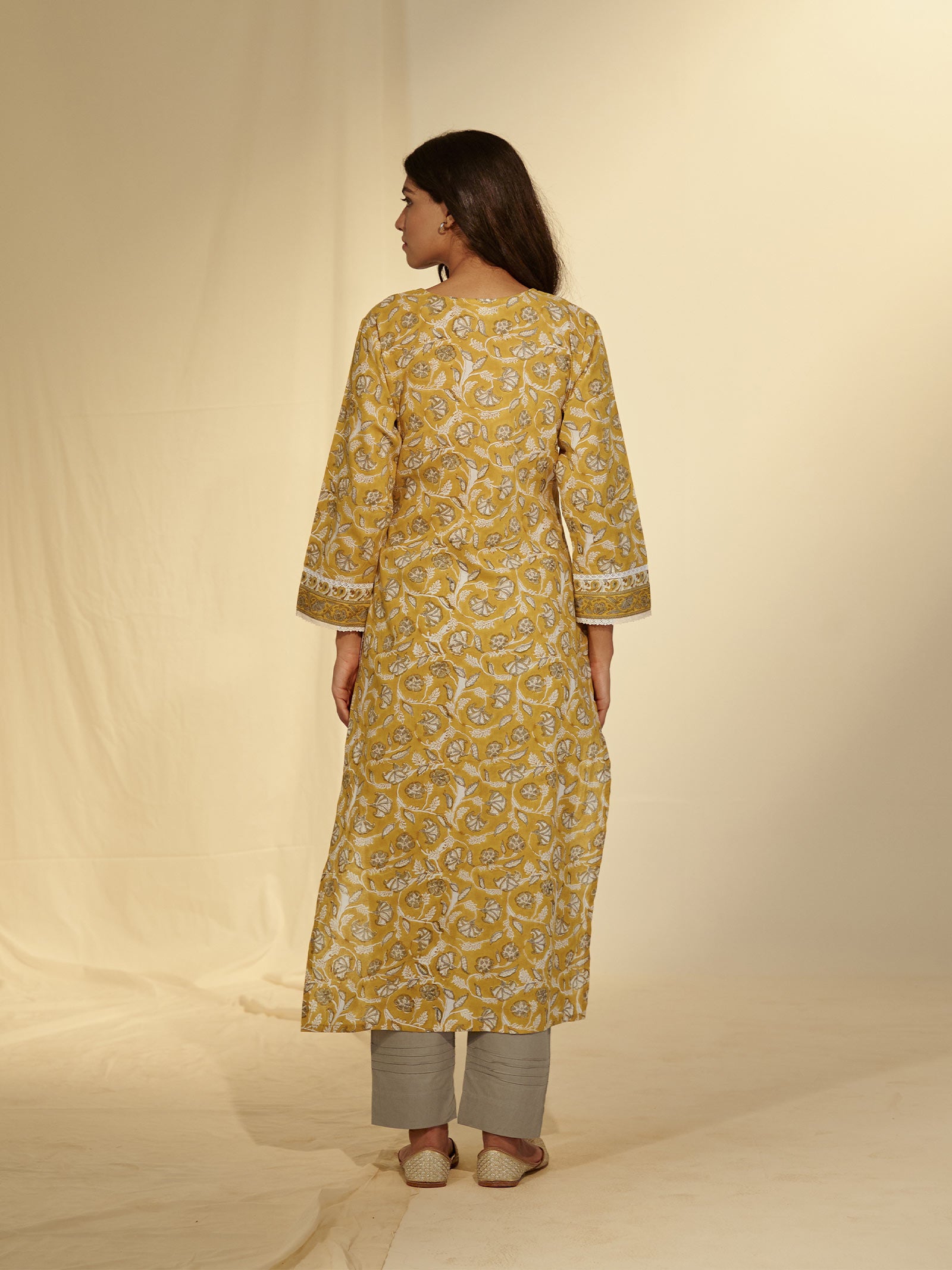 Sarso Ka Phool Cotton Kurta