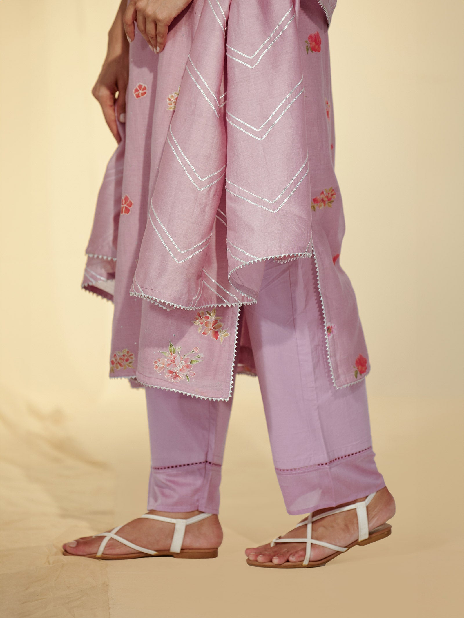 Just Mauve Chanderi Dupatta