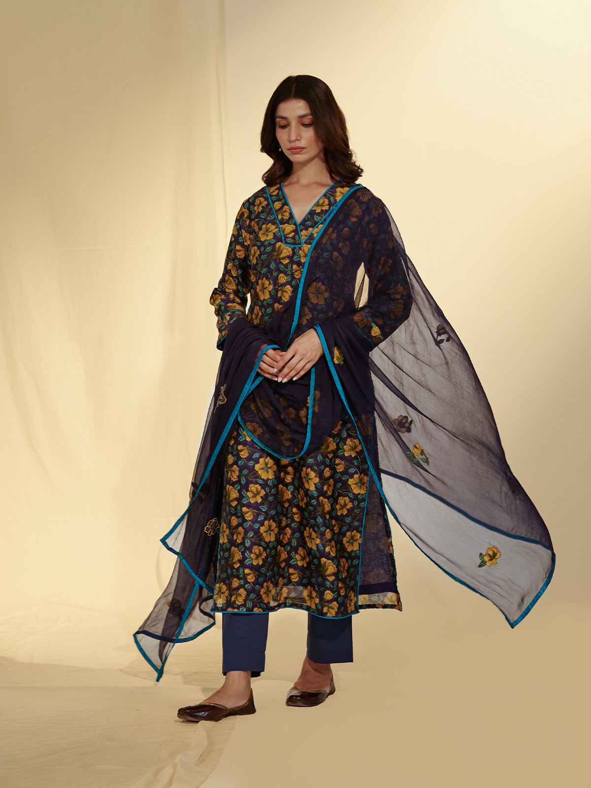 Dandelions Chiffon Dupatta